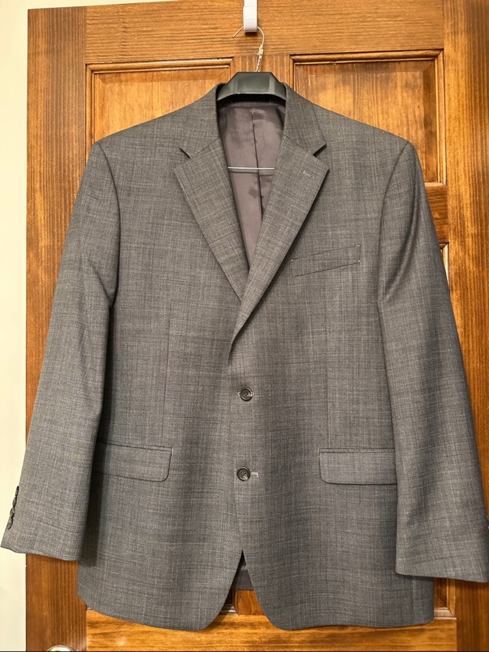 Chaps Gray Two-Button Sport Coat